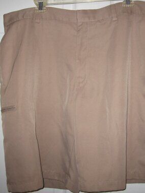 Grand Slam Khaki Golf Shorts w/ Tech Pocket Men's 40 Waist